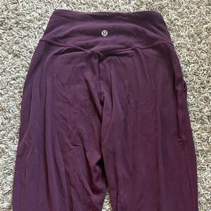 lululemon Burgundy Align Joggers